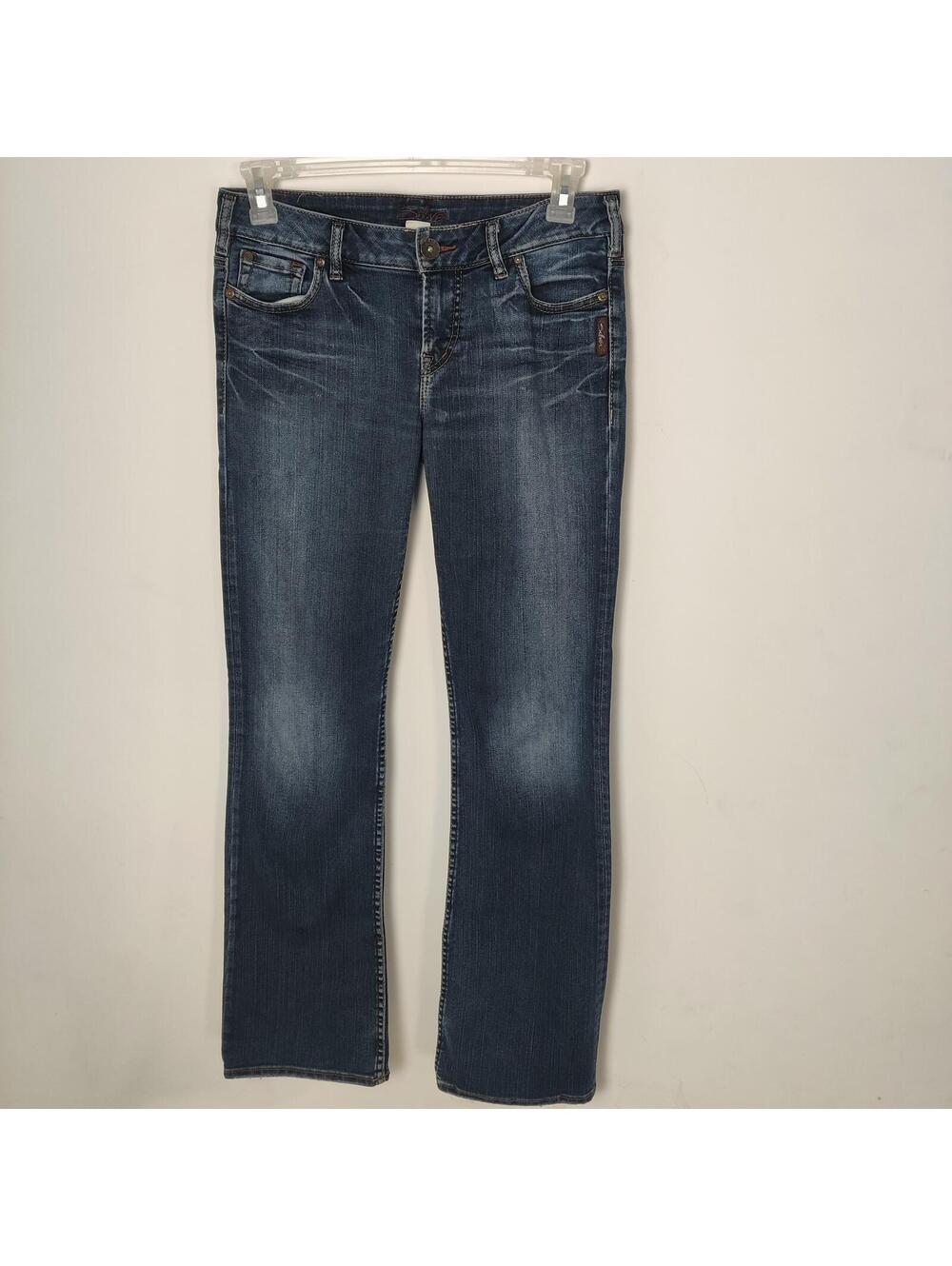 Silver Jeans Toni Low Rise Slim Bootcut Jeans Womens 31x33